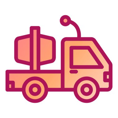 araba modern simge vektör illüstrasyonu 