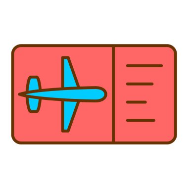 seyahat simgesi vektör çizimi