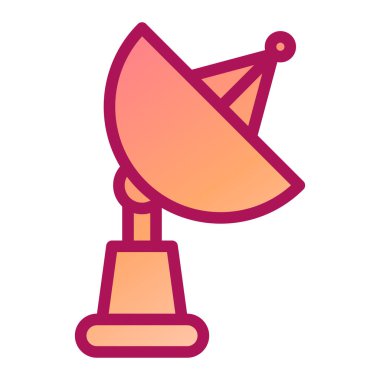 Uydu anteni. Web simgesi