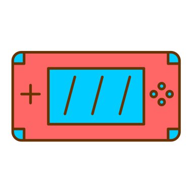 oyun konsolu vektör resimleme grafik tasarımı