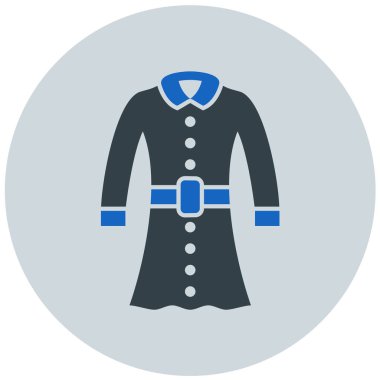 Elbise. Web simgesi basit illüstrasyon