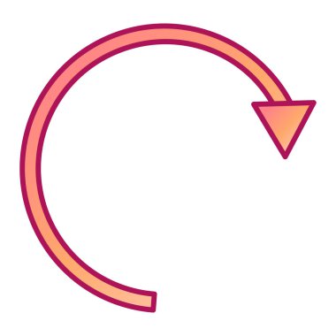 ok simgesi vektör illüstrasyonu