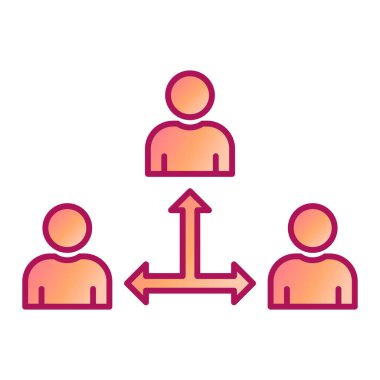 İnsan simgesinin vektör illüstrasyonu