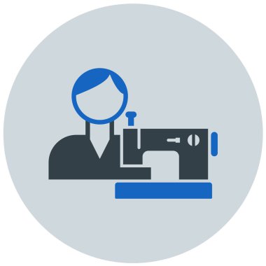 Modern simge vektör illüstrasyonu dikiliyor 