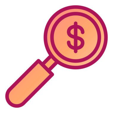 Arama motoru optimizasyon vektörü simgesi