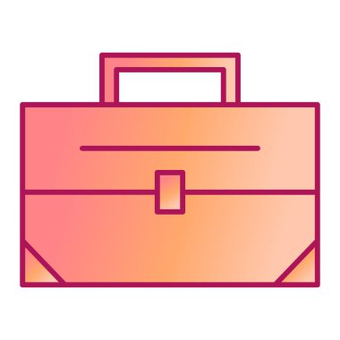 evrak çantası ikonu vektör illüstrasyonu