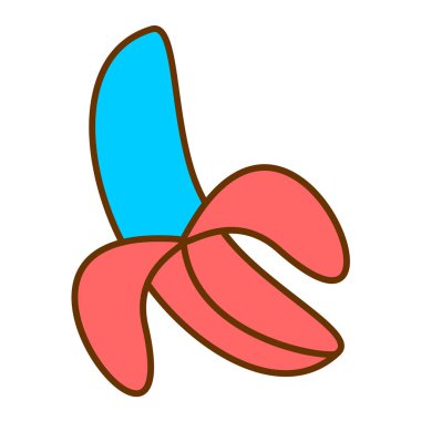 güzel tropik çiçek ikonu vektör illüstrasyon grafik tasarımı