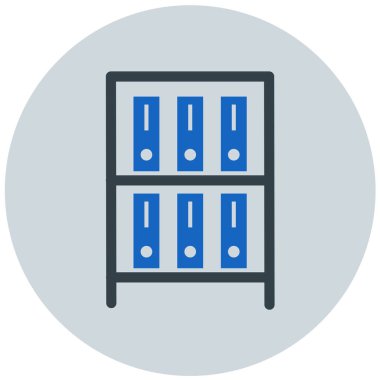 Arşiv. Web simgesi basit illüstrasyon