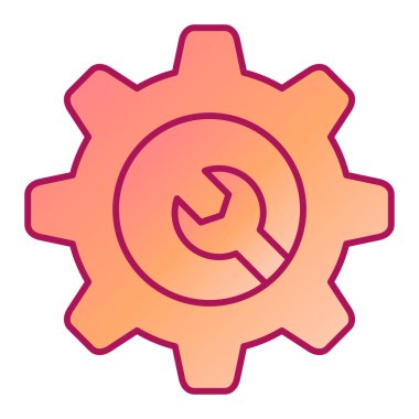 Ayarlar. Web simgesi basit tasarım