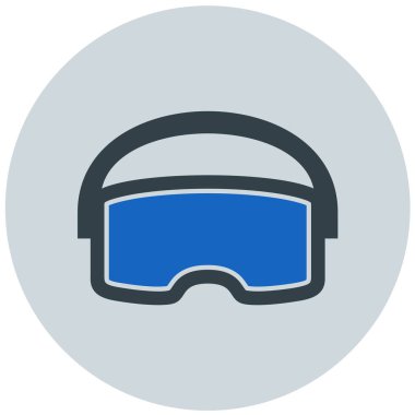 Gözlükler. Web simgesi basit illüstrasyon