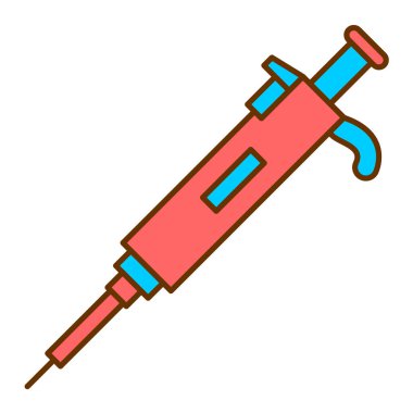 Şırınga ikonu vektör çizimi