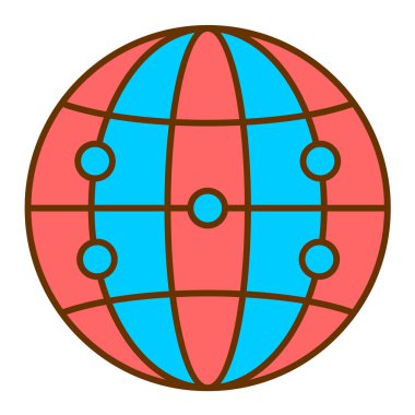 küresel küre. Basit resimleme