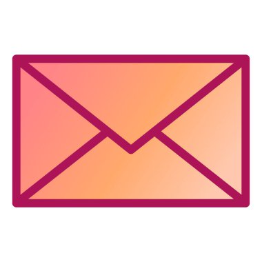 zarf e- posta simgesi vektör illüstrasyonu