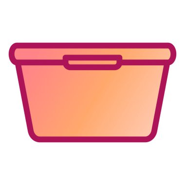 Alışveriş sepeti ikon vektör illüstrasyon tasarımı olan kova