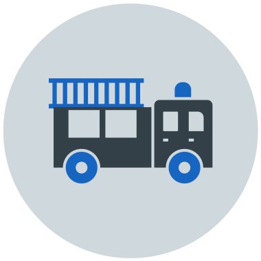 Otobüs. Web simgesi basit illüstrasyon