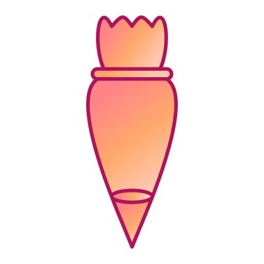 Dondurma ikonu. Web için şeker vektör simgelerinin özet çizimi