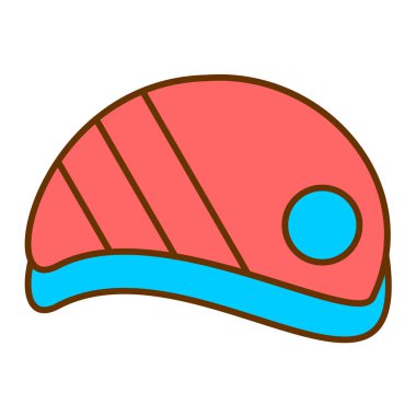 Gıda ve teknoloji ikonunun vektör illüstrasyonu