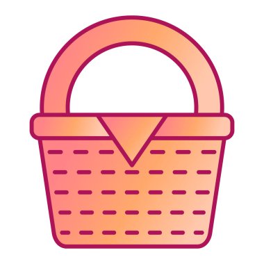 Alışveriş sepeti ikonu. Beyaz arkaplanda izole edilmiş web tasarımı için pazar mağazası vektör simgelerinin basit çizimi