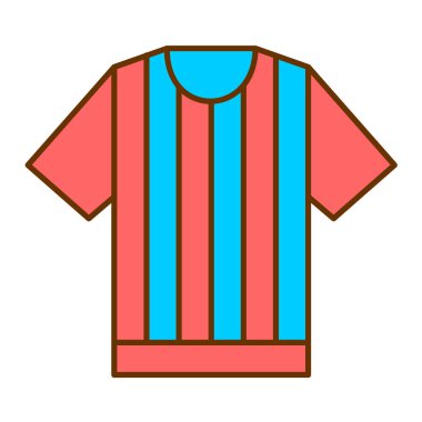 t-shirt simgesi vektör illüstrasyonu