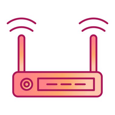 yönlendirici vektör düz renk simgesi