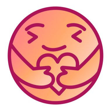 Sevimli kawaii suratı, vektör çizimi