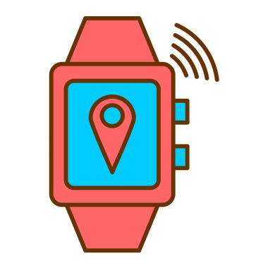 smartwatch vektör resimleme web simgesi