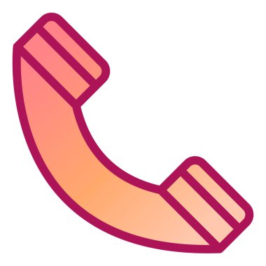 - Telefon. Web simgesi basit illüstrasyon