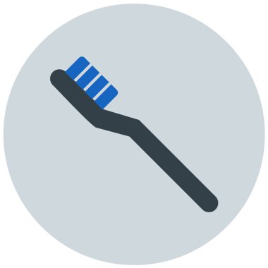 Diş fırçası. Web simgesi basit illüstrasyon