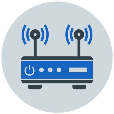 Wi-fi yönlendirici. Basit resimleme