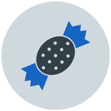 - Şeker. Web simgesi basit illüstrasyon