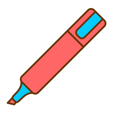kalem simgesi vektör illüstrasyonu