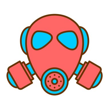 maske simgesi, vektör resimleme