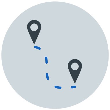 konum. Web simgesi basit illüstrasyon