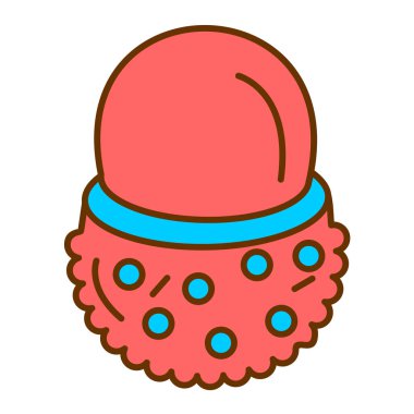 meyve ve sebze ikonu, organik gıda konsepti 