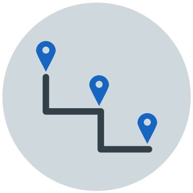 konum. Web simgesi basit illüstrasyon