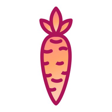 taze sebze ikonu vektör illüstrasyonu