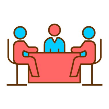 İş ekibi çalışıyor, vektör illüstrasyonu