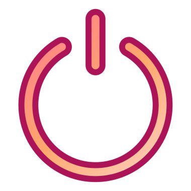 güç arz ikonu vektör illüstrasyonu