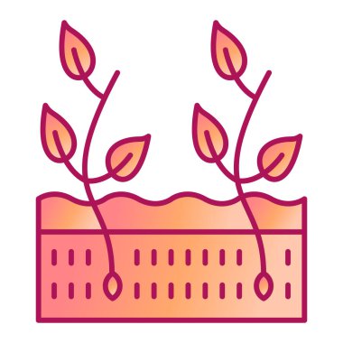 Bitkiler ve çiçekler vektör çizim grafik tasarımı