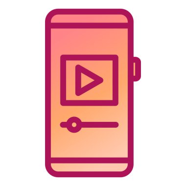 cep telefonu ikonu vektör illüstrasyonu