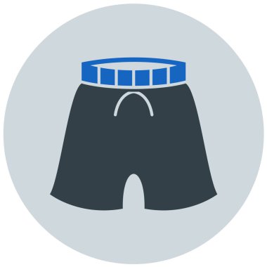 Şort. Web simgesi basit illüstrasyon