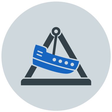 İnşaat. Web simgesi basit illüstrasyon