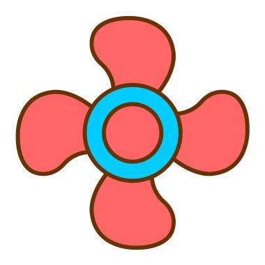 Hayran ikonu. Web için dövme vektör simgelerinin özet çizimi