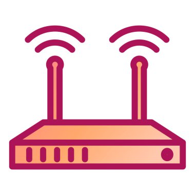 Yönlendirici. Web simgesi basit illüstrasyon