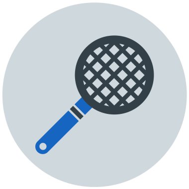 Tenis raketi. Basit resimleme