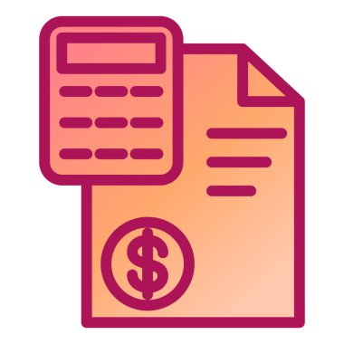 Para için. Web simgesi basit illüstrasyon