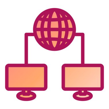 ağ paylaşımı. Basit resimleme