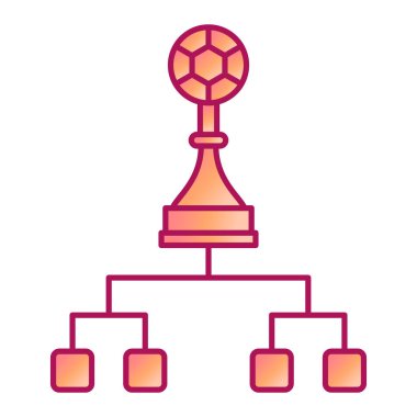 Piramit. Web simgesi basit illüstrasyon