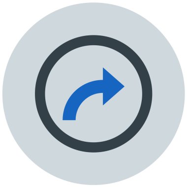 Ok. Web simgesi basit illüstrasyon