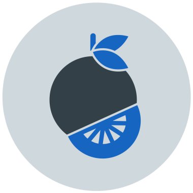Limon web simge vektör çizim 